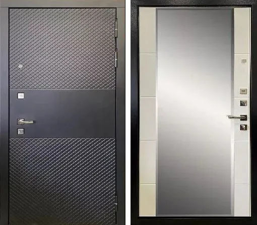 Фото Дверь Ратибор Прима 3К Зеркало белый матовый DIS006493